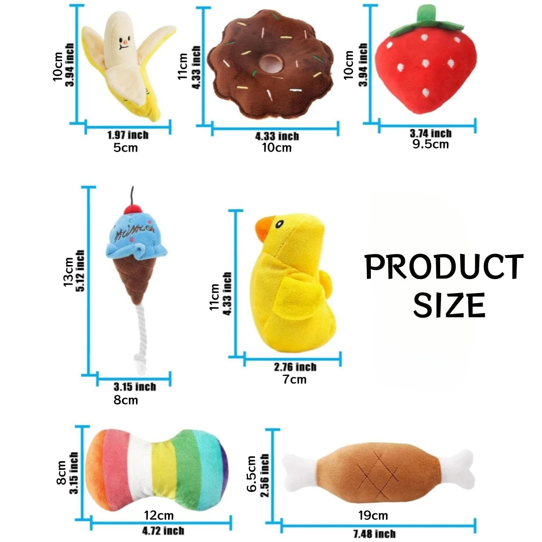 7-piece set of Pet toys